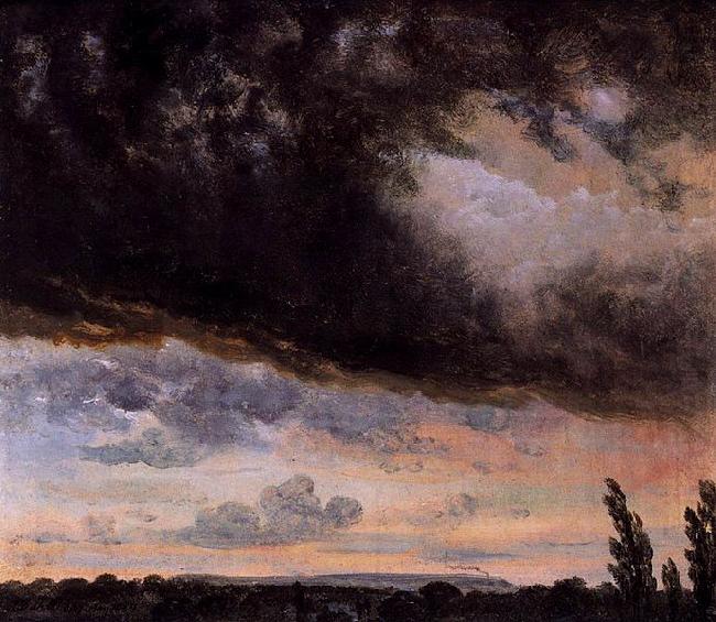 Cloud Study with Horizon, Johan Christian Dahl